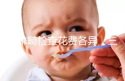 小排畸檢查花費各異,三院、紅房子、安醫單次價格整理